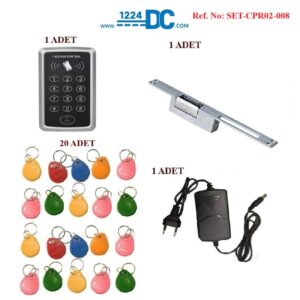 kartlı geçiş paneli, kartlı ve şifreli geçiş sistemi, şifrematik, standalone, elektrikli kilit karşılığı